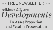 Developments in Asset Protection